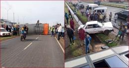 Photos from the accident scene.